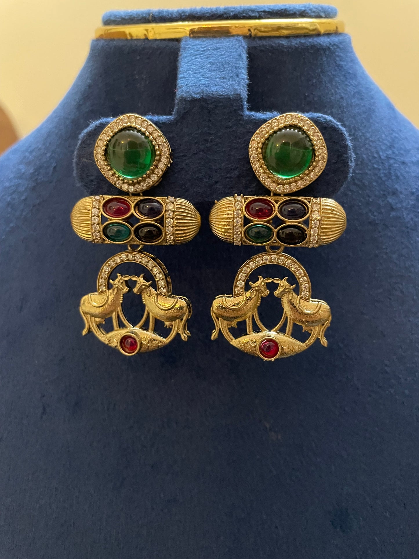 Tribal Majesty Multistone Earrings