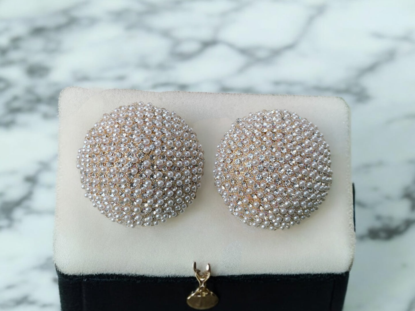 Crystal Dome Statement Studs