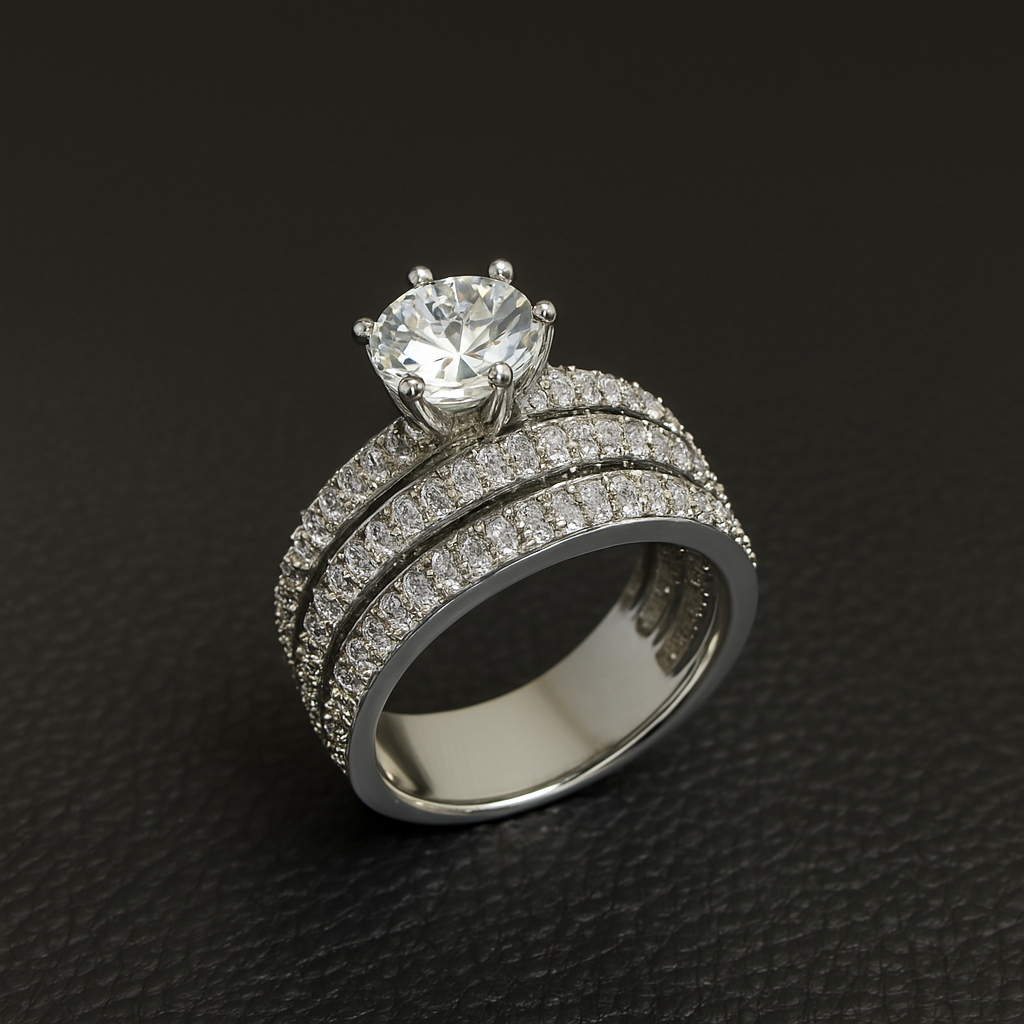Celeste Solitaire Luxe Ring