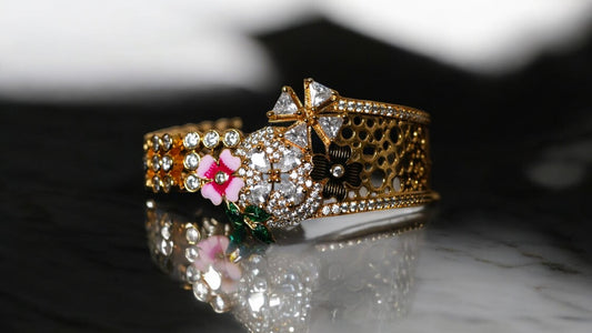 Blooming Radiance Floral Bracelet