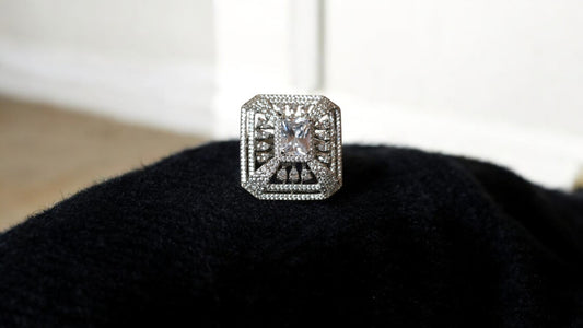 Regalia Square Statement Ring