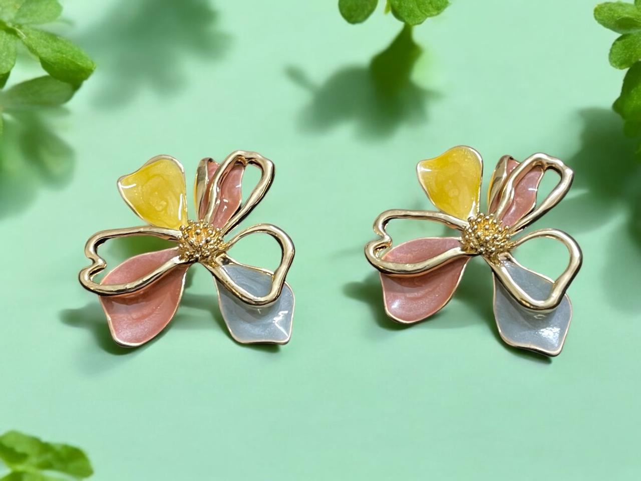Bloom Pop Enamel Earrings