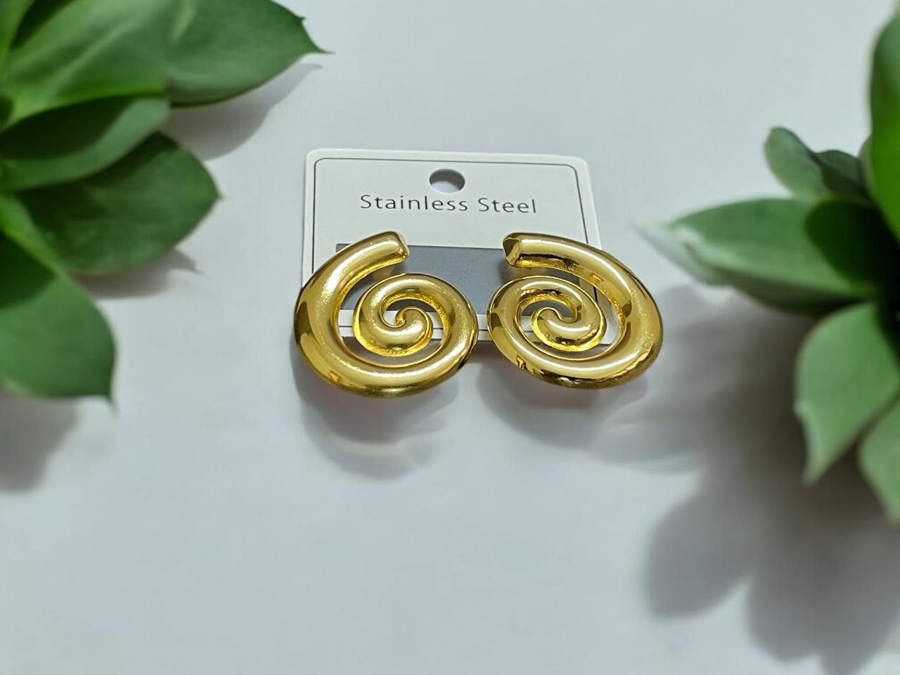 Golden Spiral Hoops