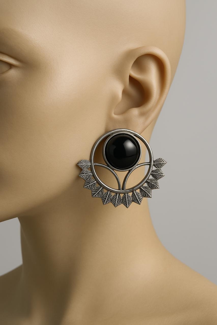 Chandrika Oxidised Studs