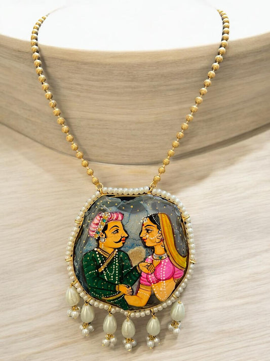 Royal Rajasthani Portrait Necklace