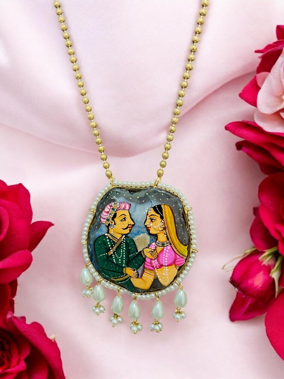 Royal Rajasthani Portrait Necklace