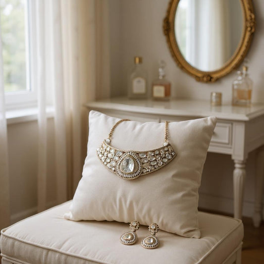 Royal Mirror Glow Choker Set