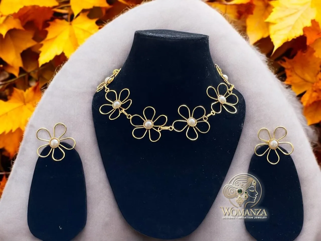 Daisy Pearl Wire Set