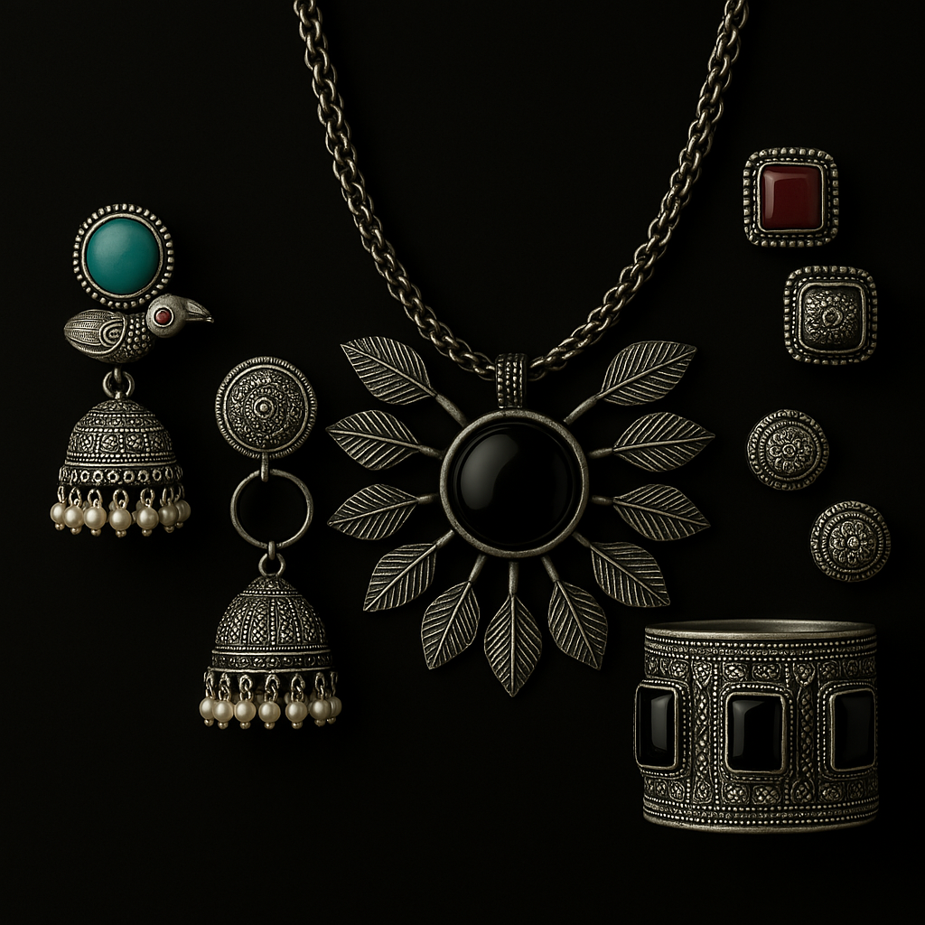 Oxidised Silver Replica
