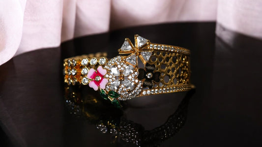 Blooming Radiance Floral Bracelet