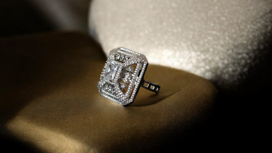 Regalia Square Statement Ring