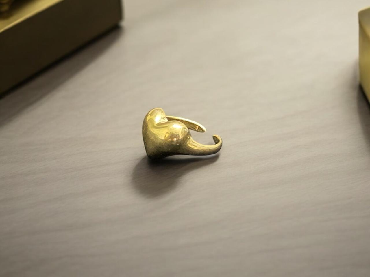 Molten Heart Open Ring