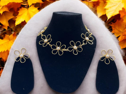 Daisy Pearl Wire Set