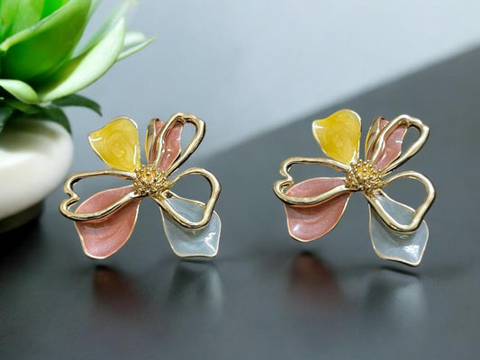 Bloom Pop Enamel Earrings
