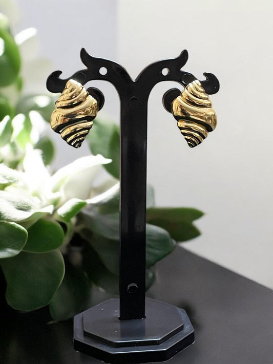 Ocean Spiral Studs