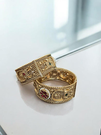 Heritage Lakshmi Temple Kada Bangles