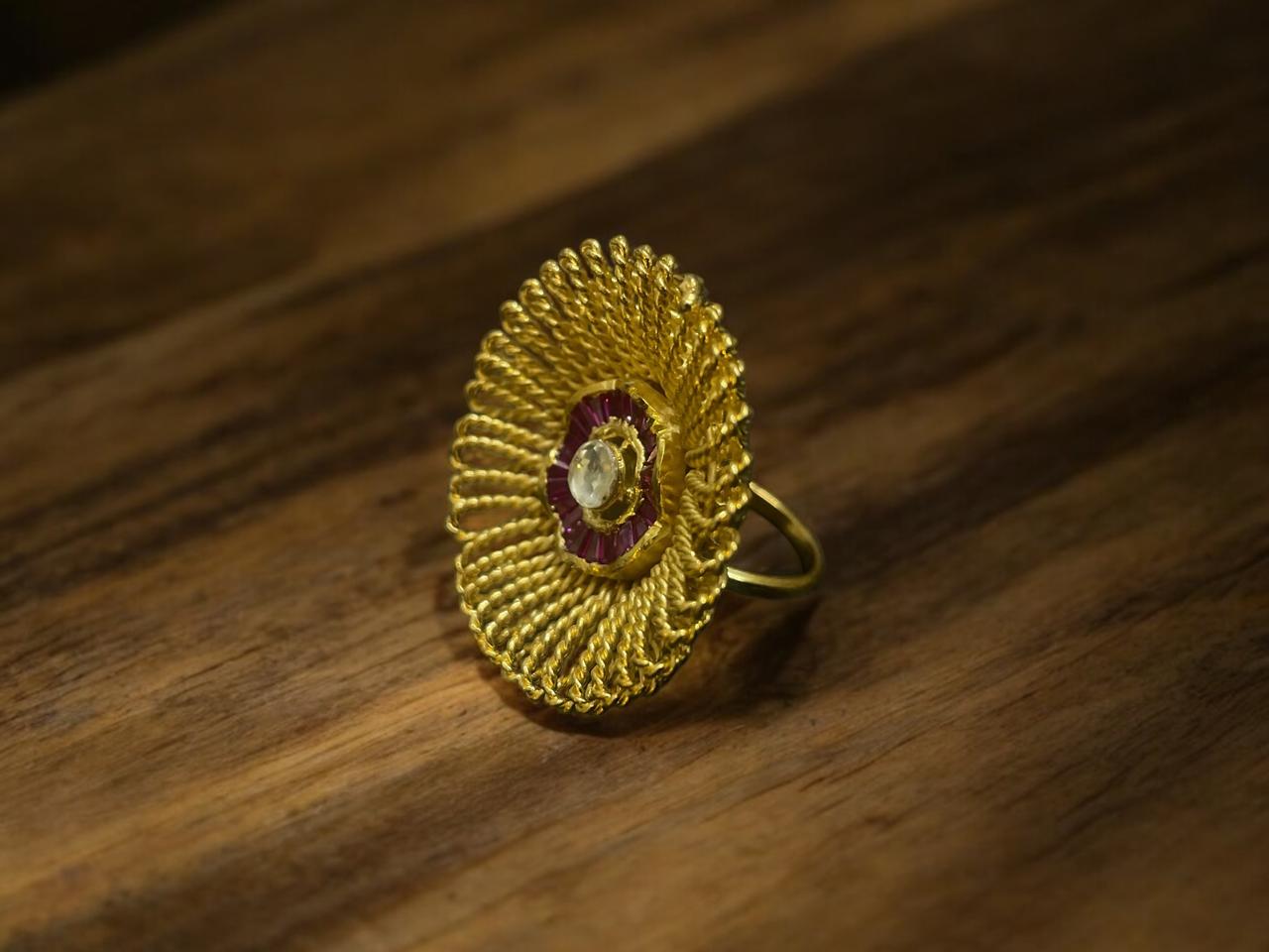 Surya Chakra Cocktail Ring