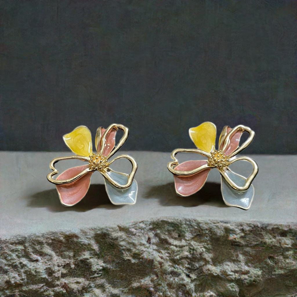 Bloom Pop Enamel Earrings