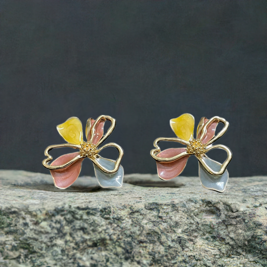 Bloom Pop Enamel Earrings