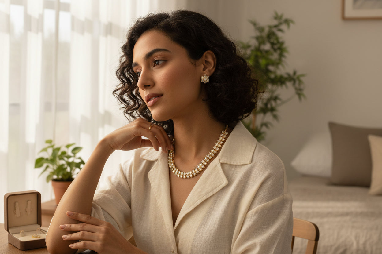 Aurelia Crystal Necklace Set